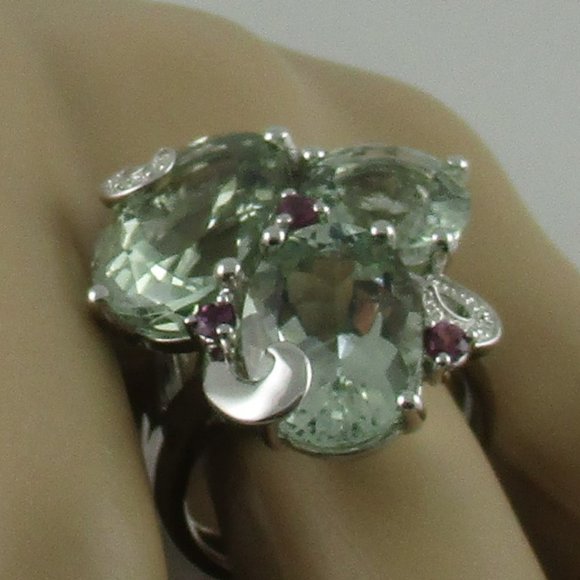 14.45ct Prasiolite European Ring - Picture 12 of 12